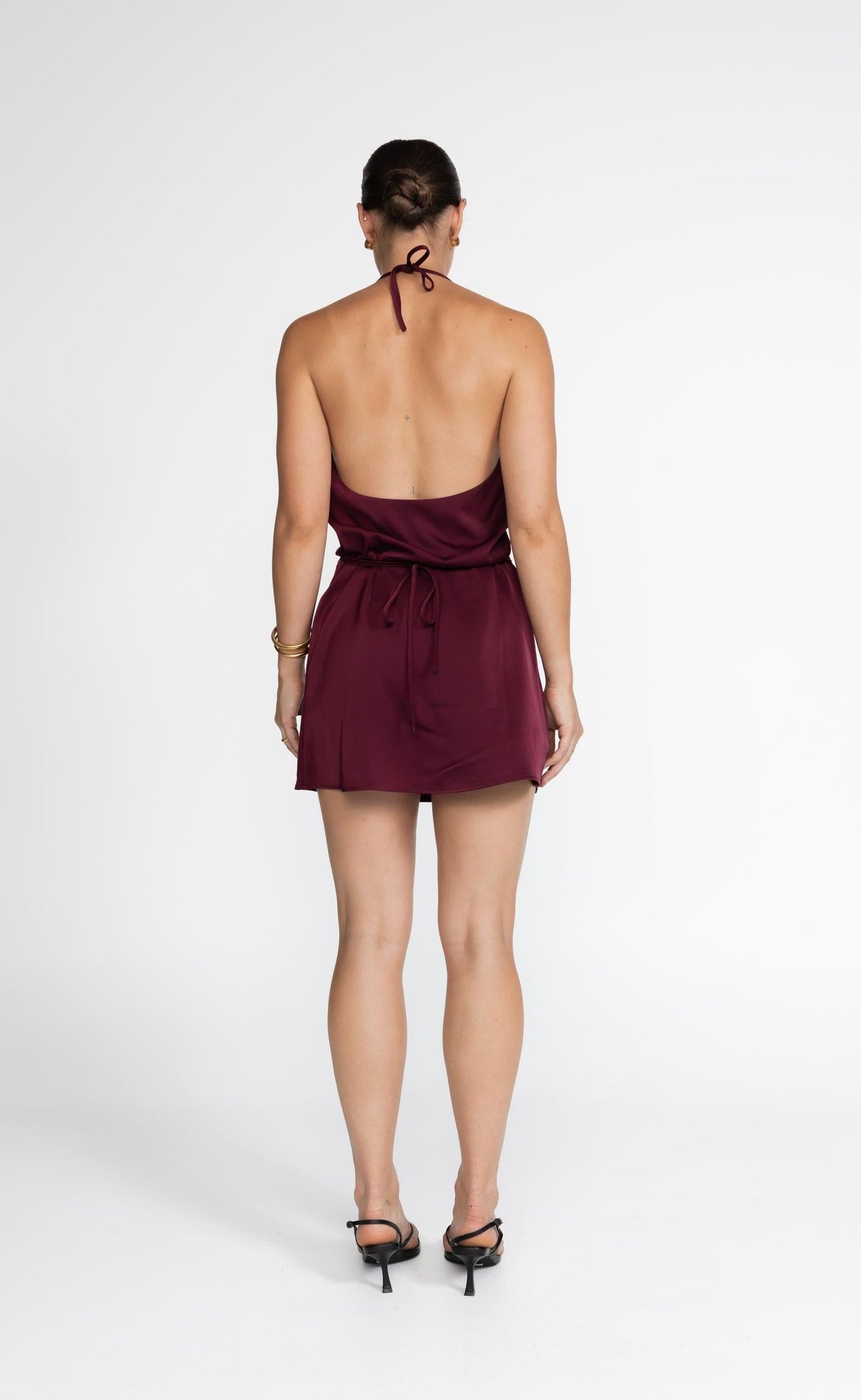 Cabaret Mini Dress (Plum)