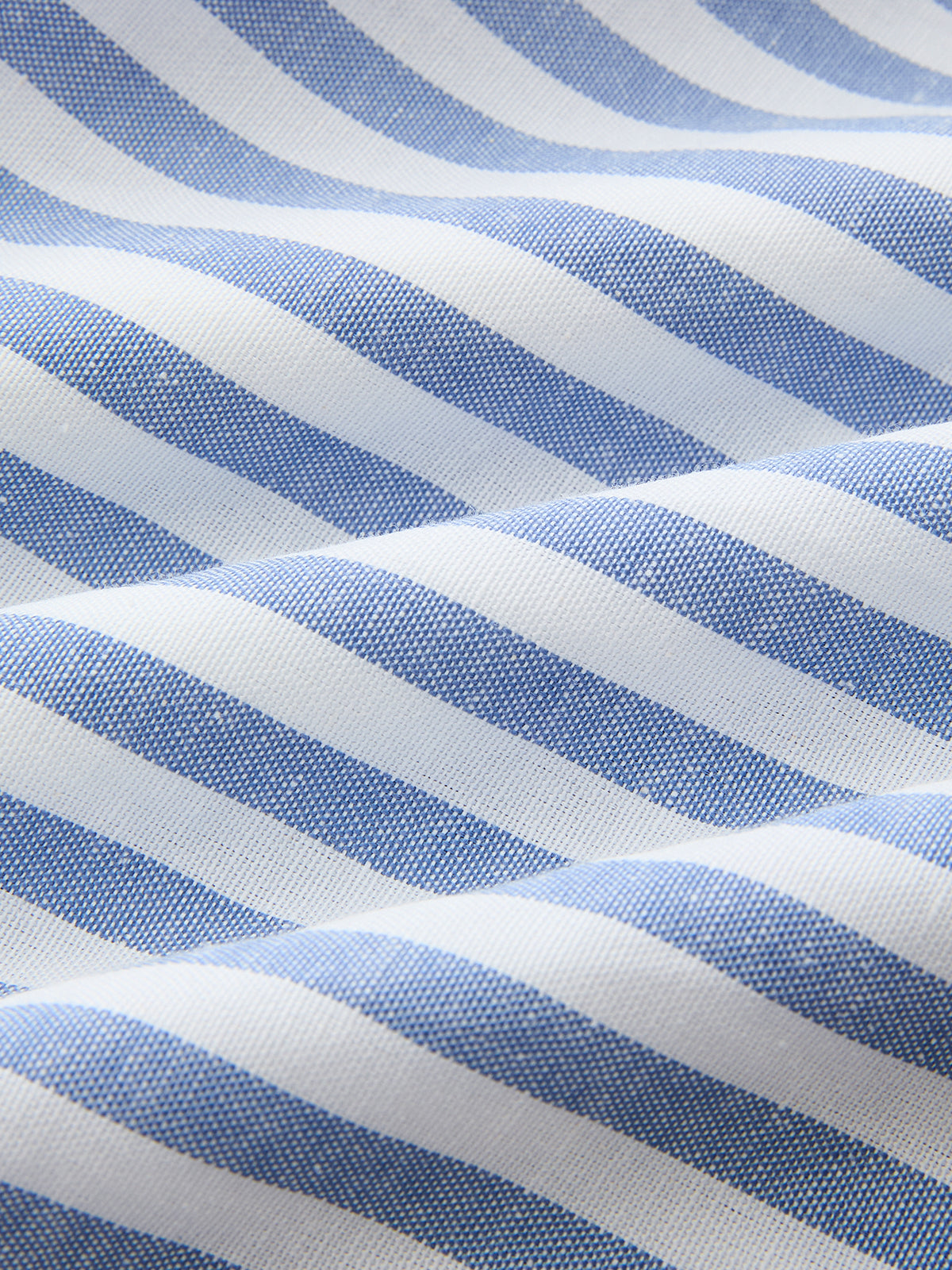 One Shoulder Striped Cotton Blend Maxi Dress