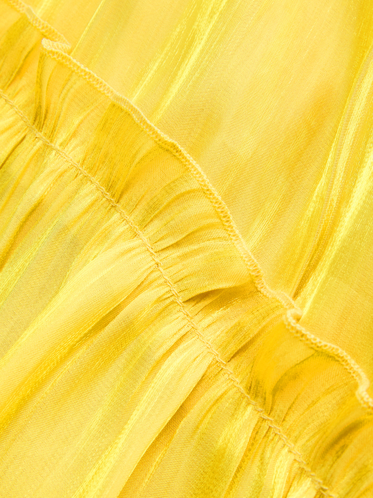 Halter Ruched Tiered Maxi Dress