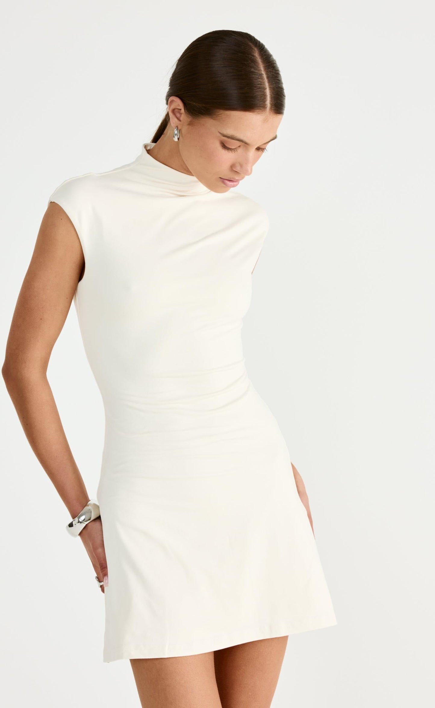 Daney Mini Dress (Oat)