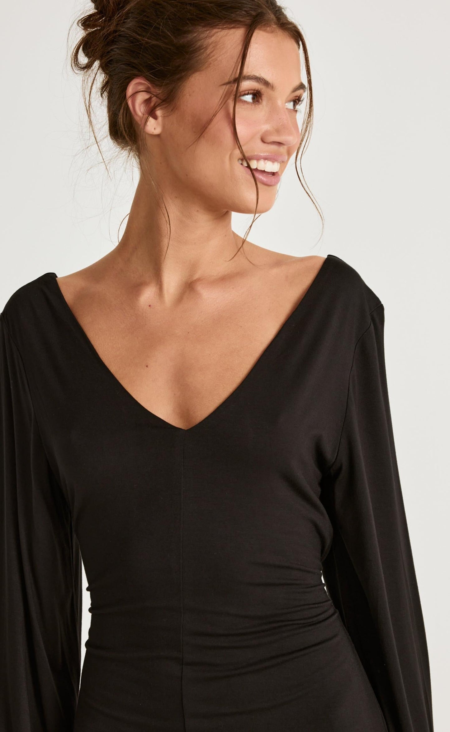 Harlow Mini Dress (Black)