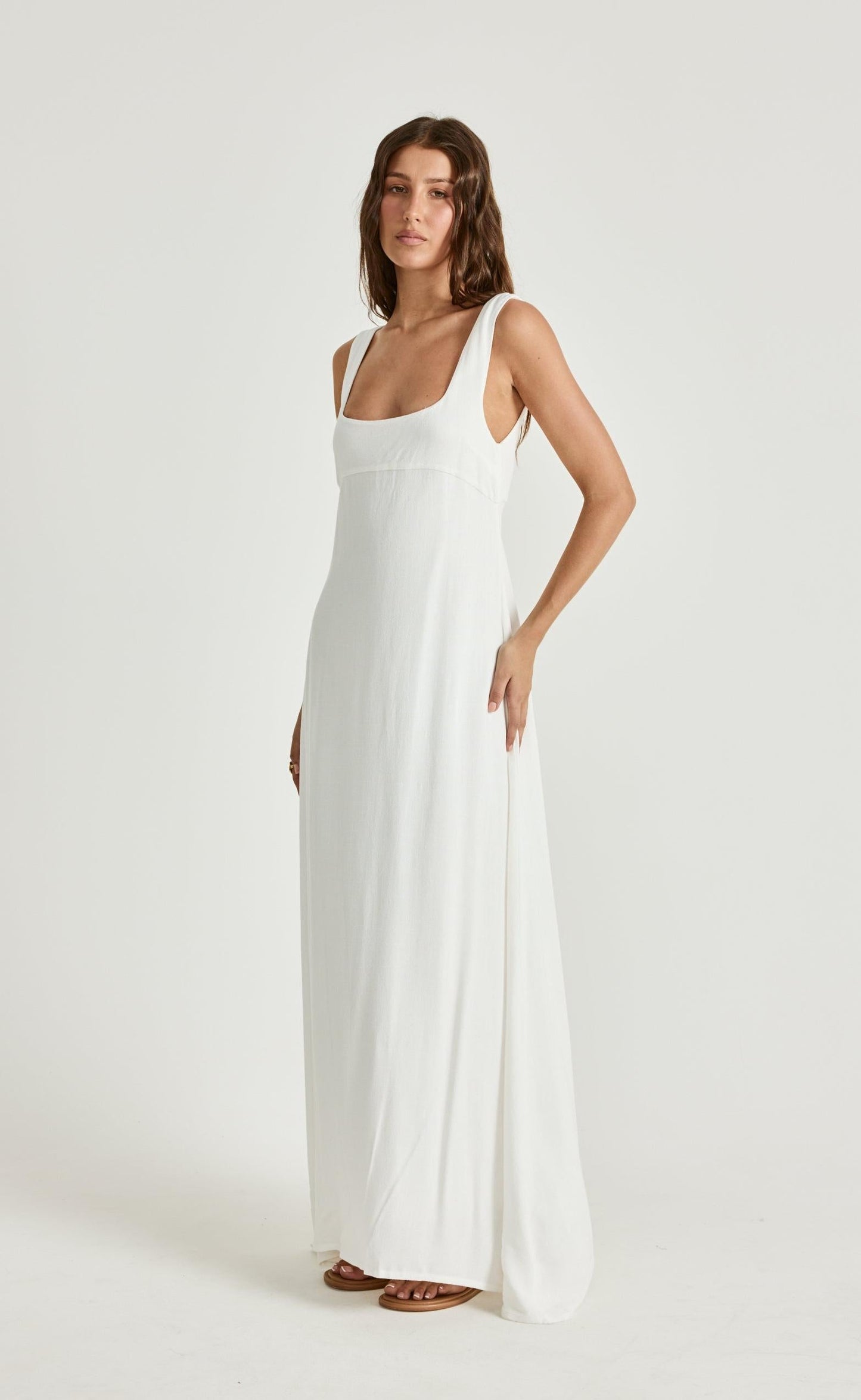 Mallory Maxi Dress (White)