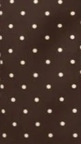 Lula Mini Dress - Chocolate/Butter Polka