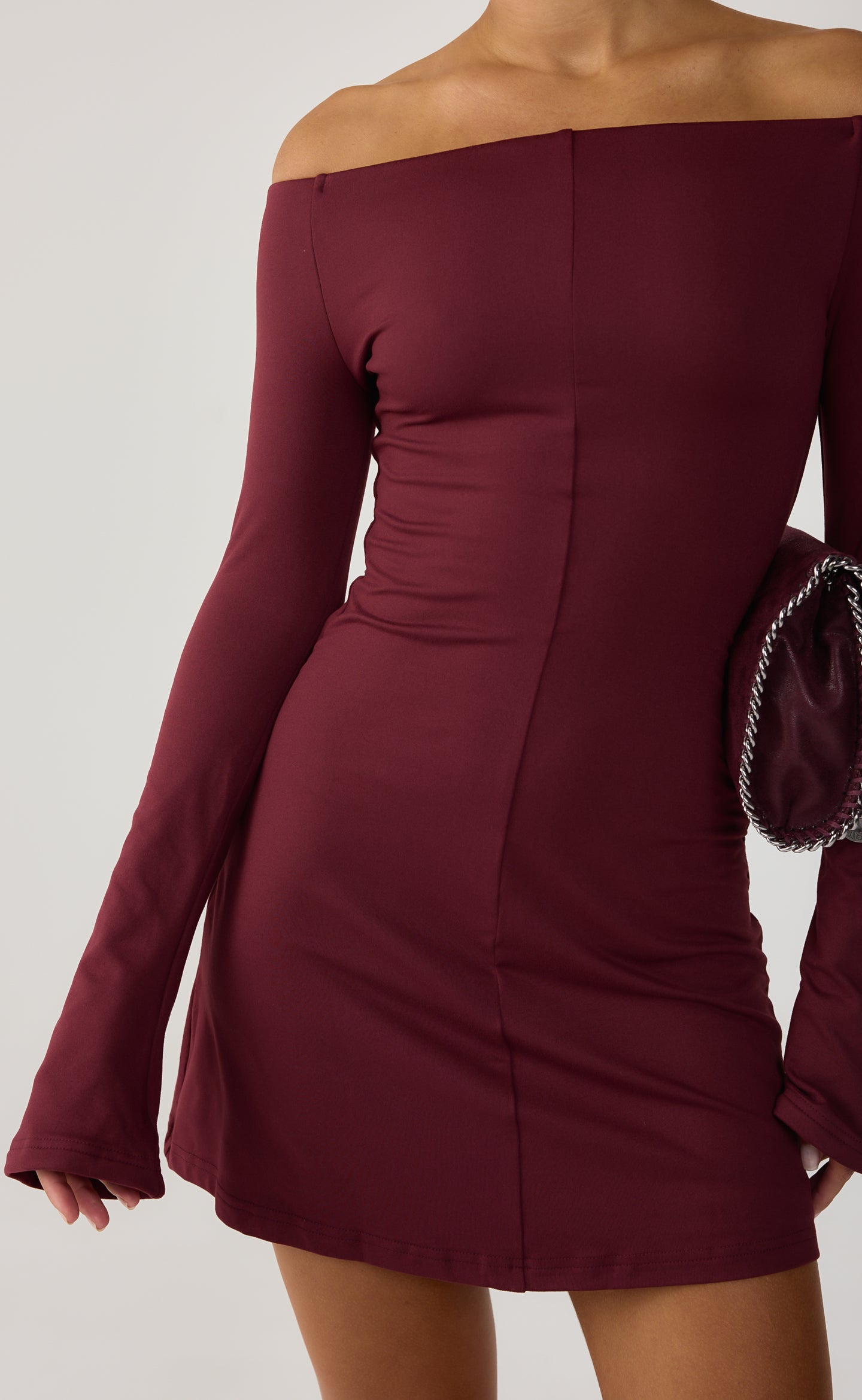 Kendale Mini Dress (Wine)