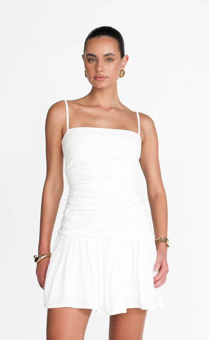 Reese Mini Dress (White)