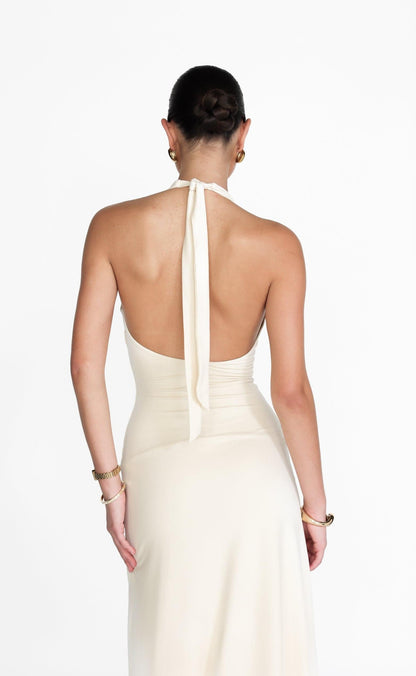 Araminta Maxi Dress (Oat)