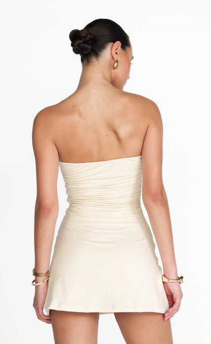 Sarie Mini Dress (Oat)