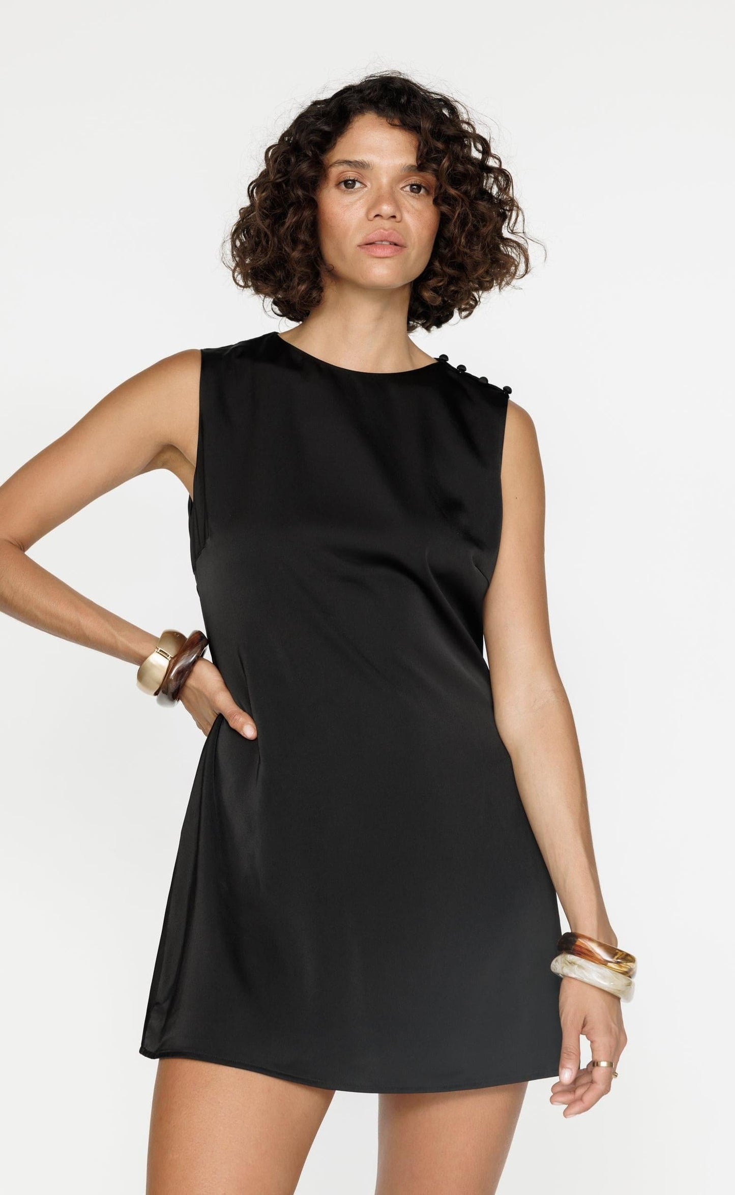 Rikke Mini Dress (Black)