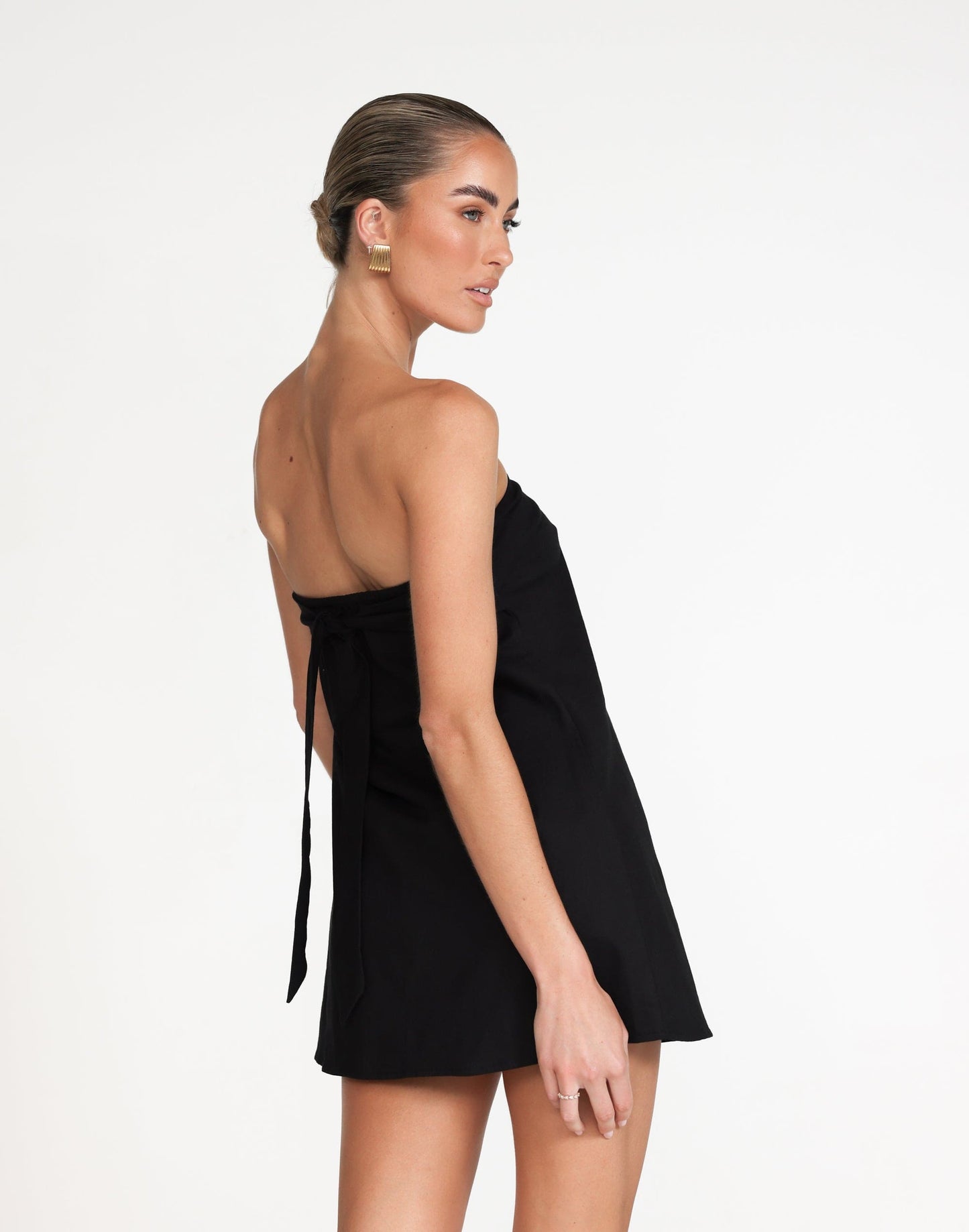 Hati Mini Dress (Black)