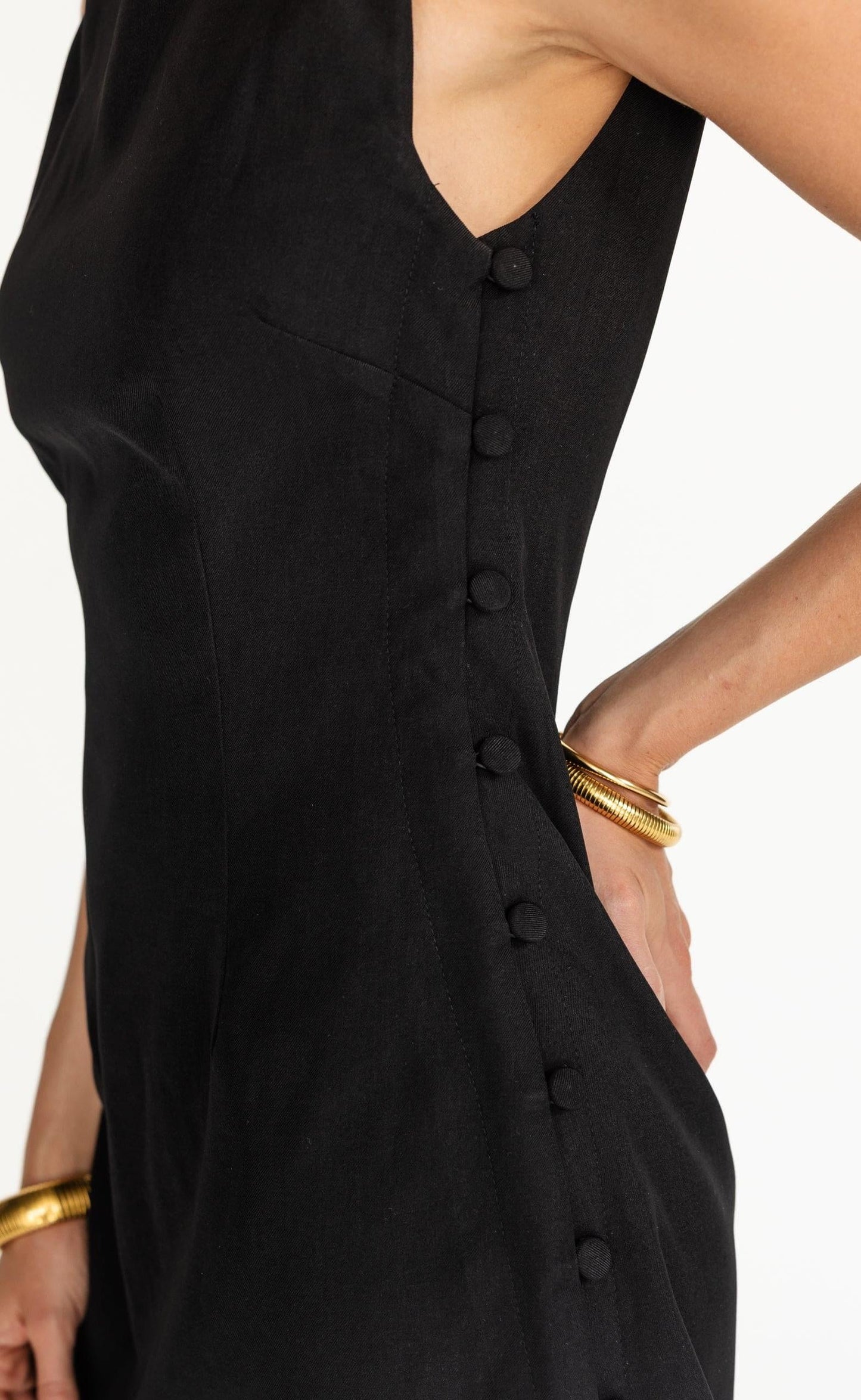 Elowen Mini Dress (Black)