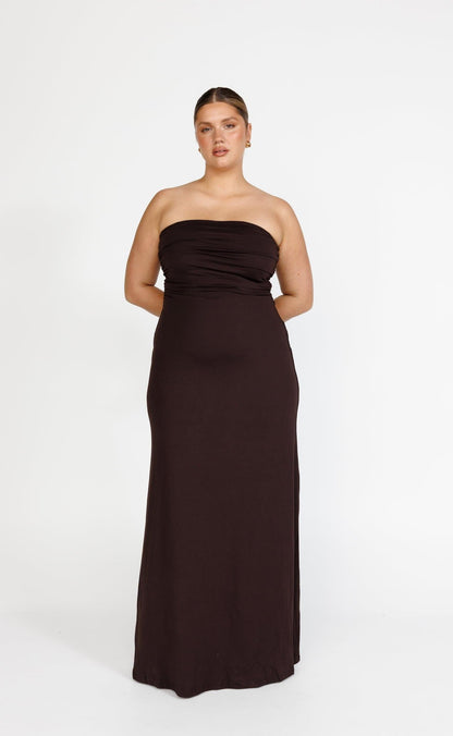 Sarie Maxi Dress (Chocolate)