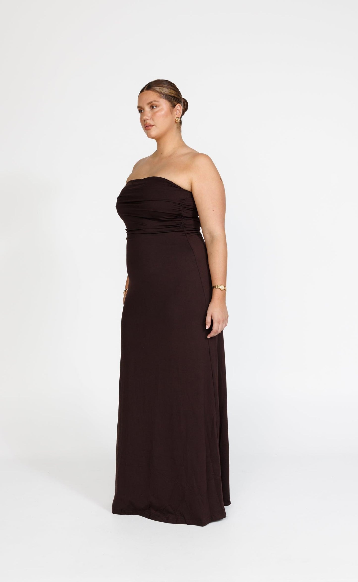 Sarie Maxi Dress (Chocolate)