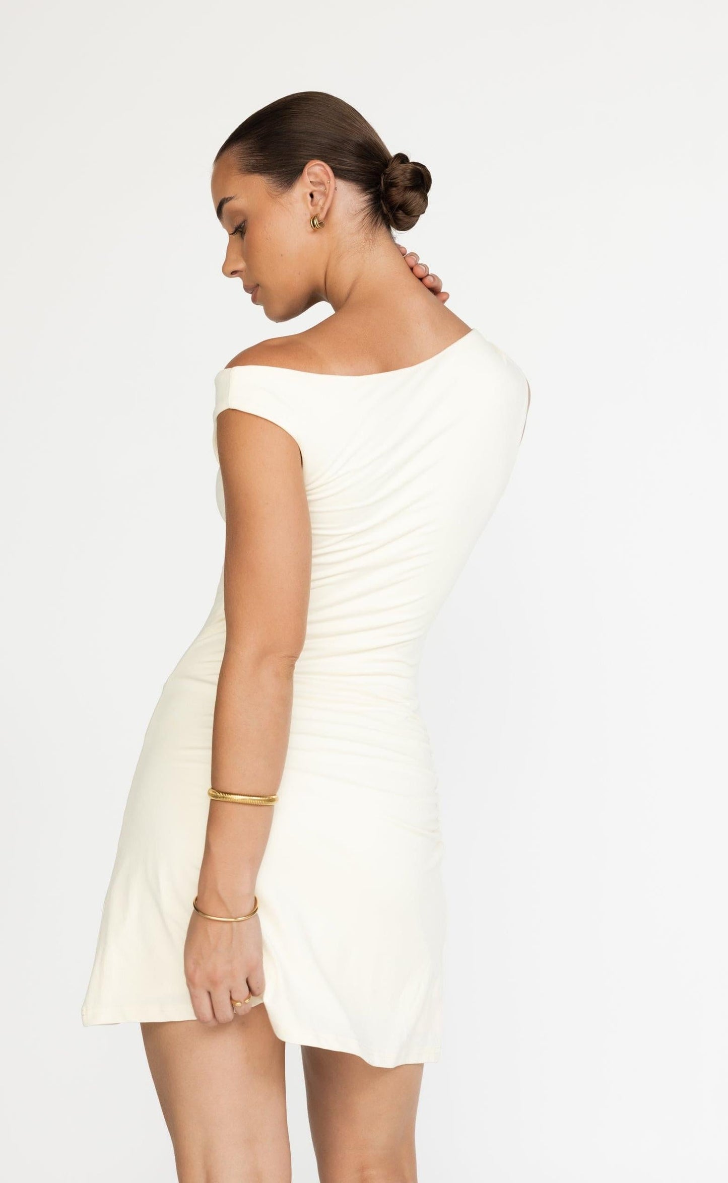 Lulu Mini Dress (Butter)