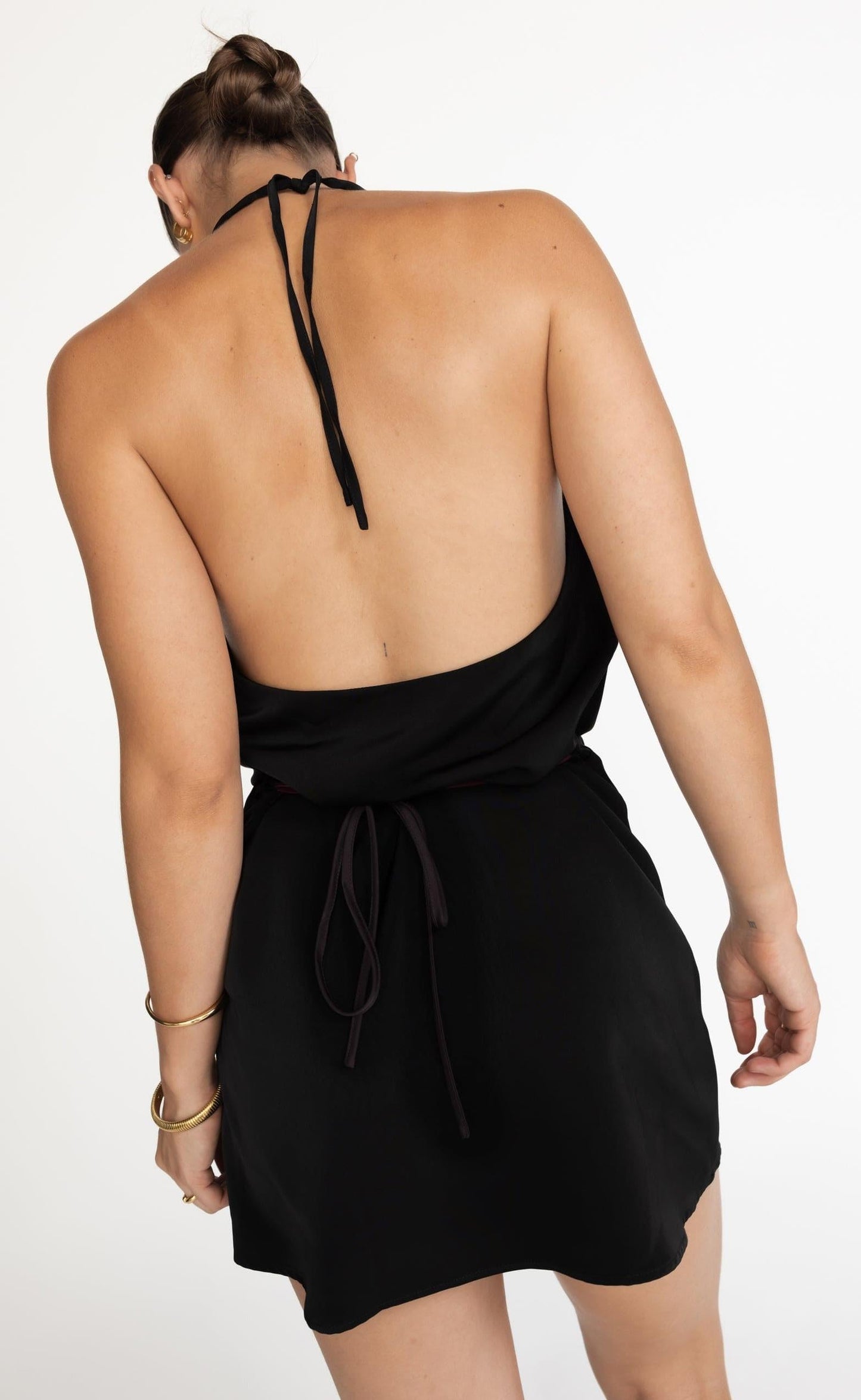 Cabaret Mini Dress (Black)