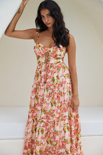 Raspberry Lemonade Maxi Dress Pink