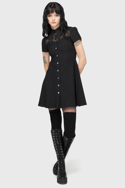 Jovana Collar & Ring Dress
