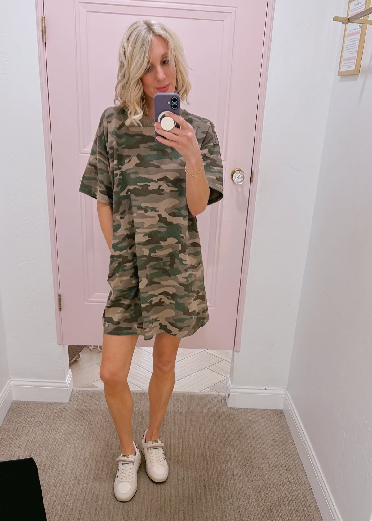 Camo  T-shirt dress