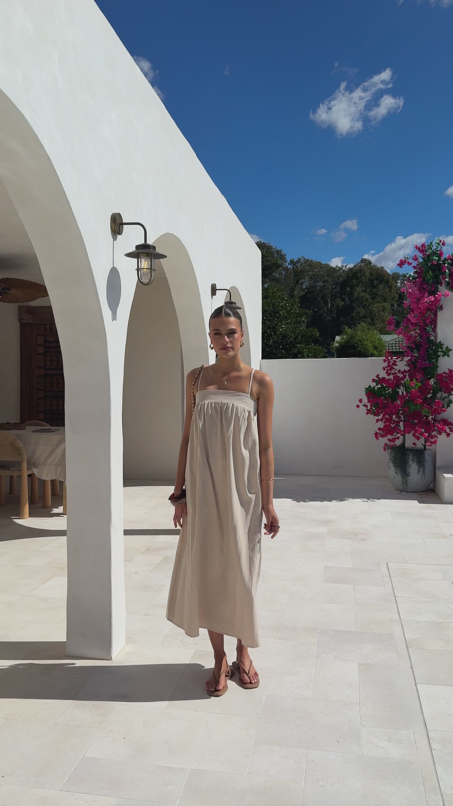 Gracia Maxi Dress - Beige