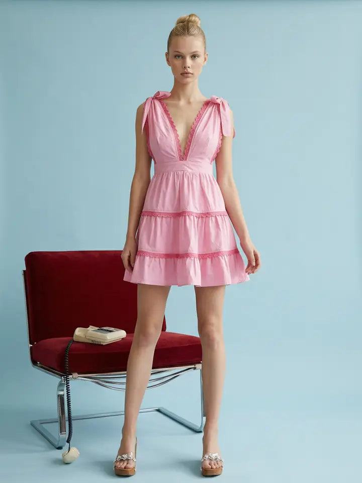 Skylar tiered mini dress