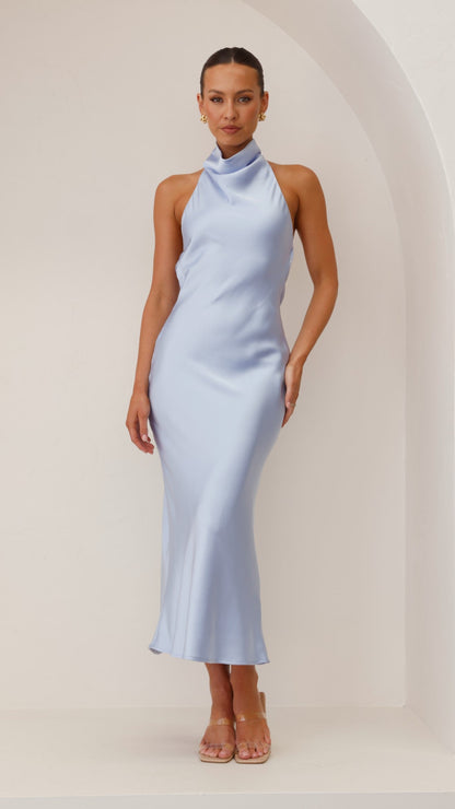 Rina Midi Dress - Blue Bell
