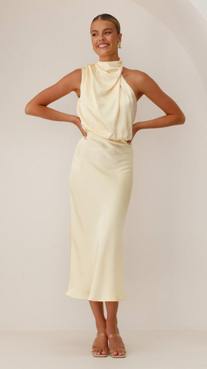 Esther Maxi Dress - Lemon