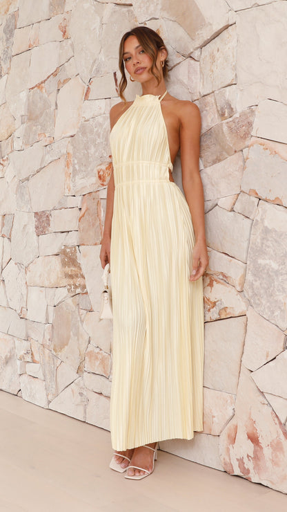 Frances Maxi Dress - Yellow