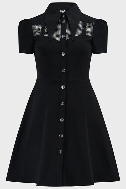 Jovana Collar & Ring Dress