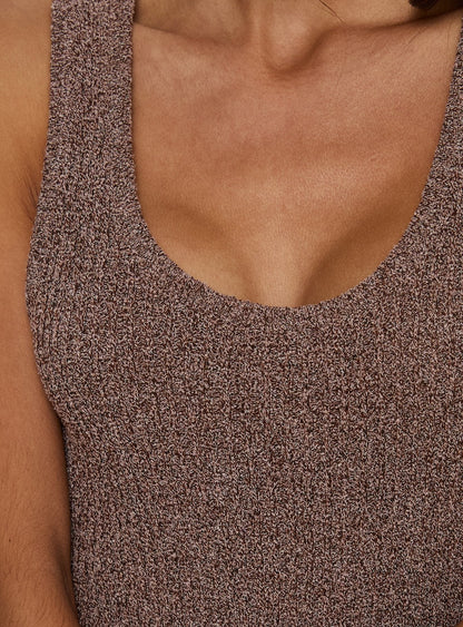 Imirisa Scoop Knit Maxi Dress Mocha