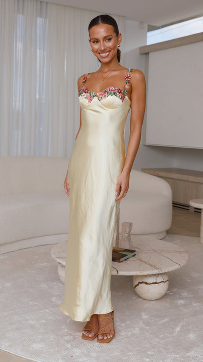 Aurora Maxi Dress - Yellow