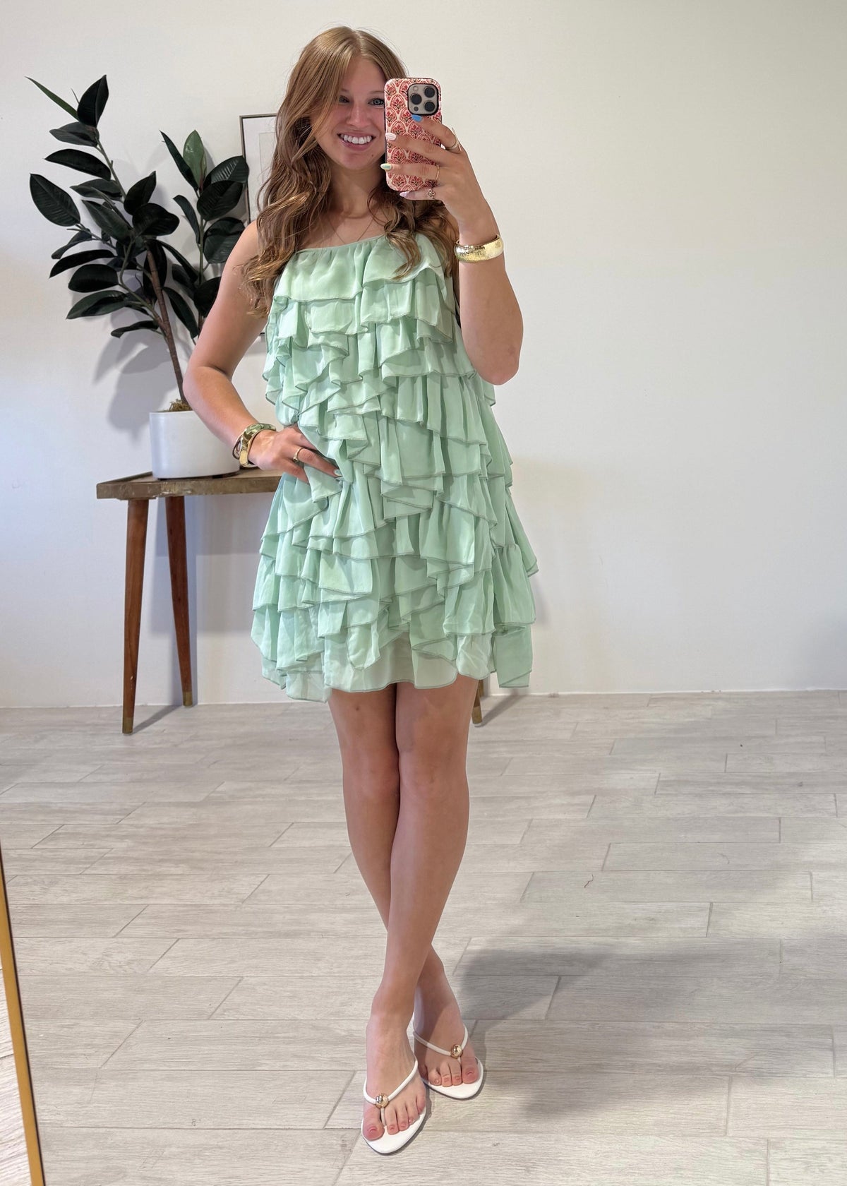 Spearmint Mini Dress