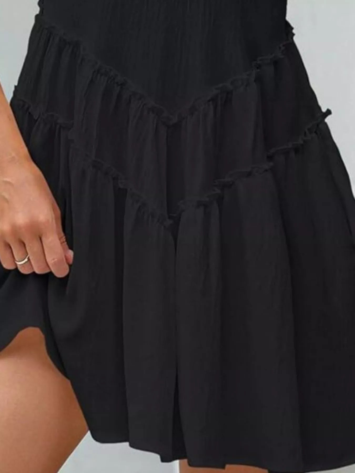 Round Neck Sleeveless Mini Dress