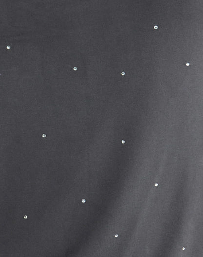 Belia Cinched Waist Mini Dress in Diamante Dark Grey