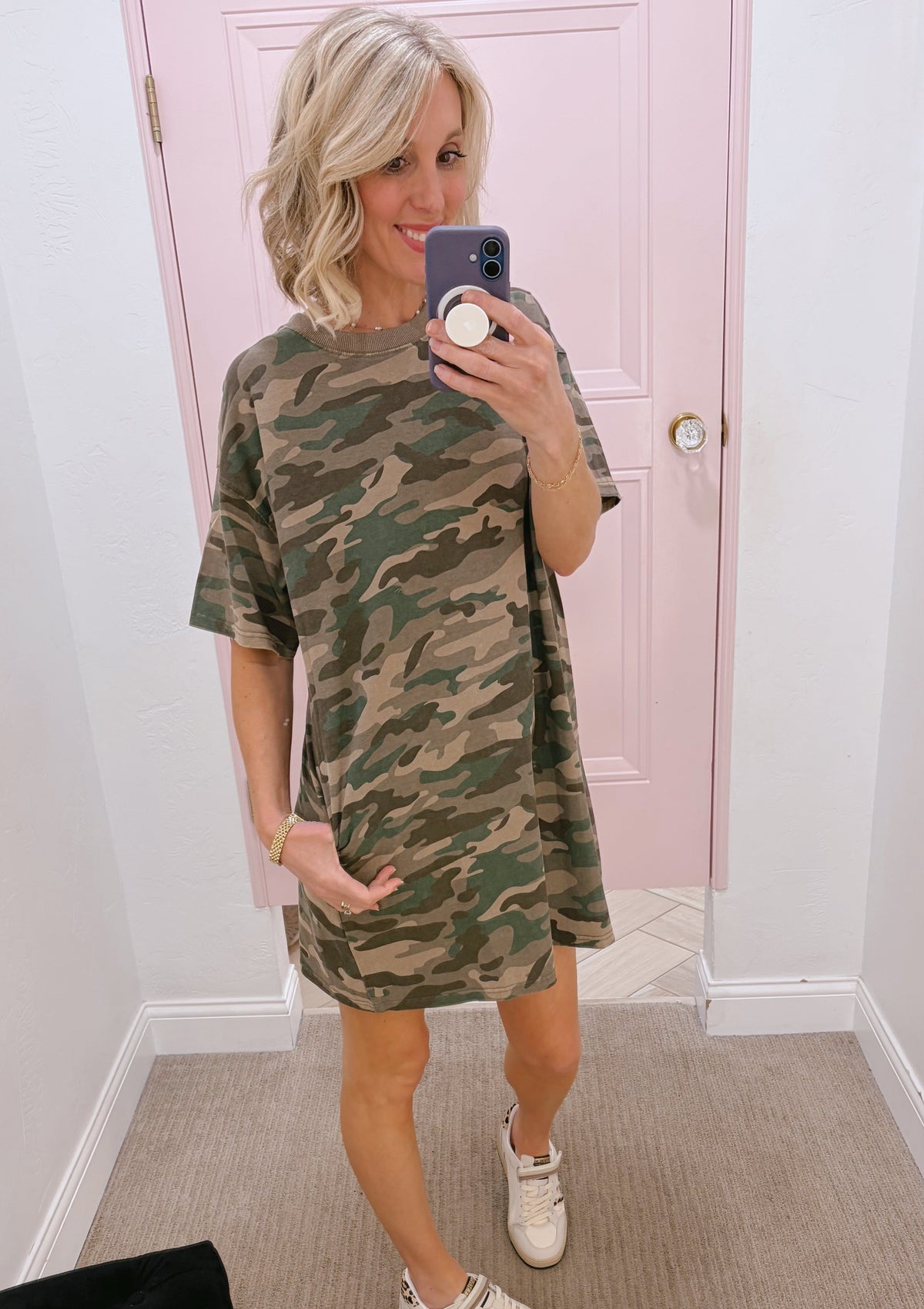 Camo  T-shirt dress
