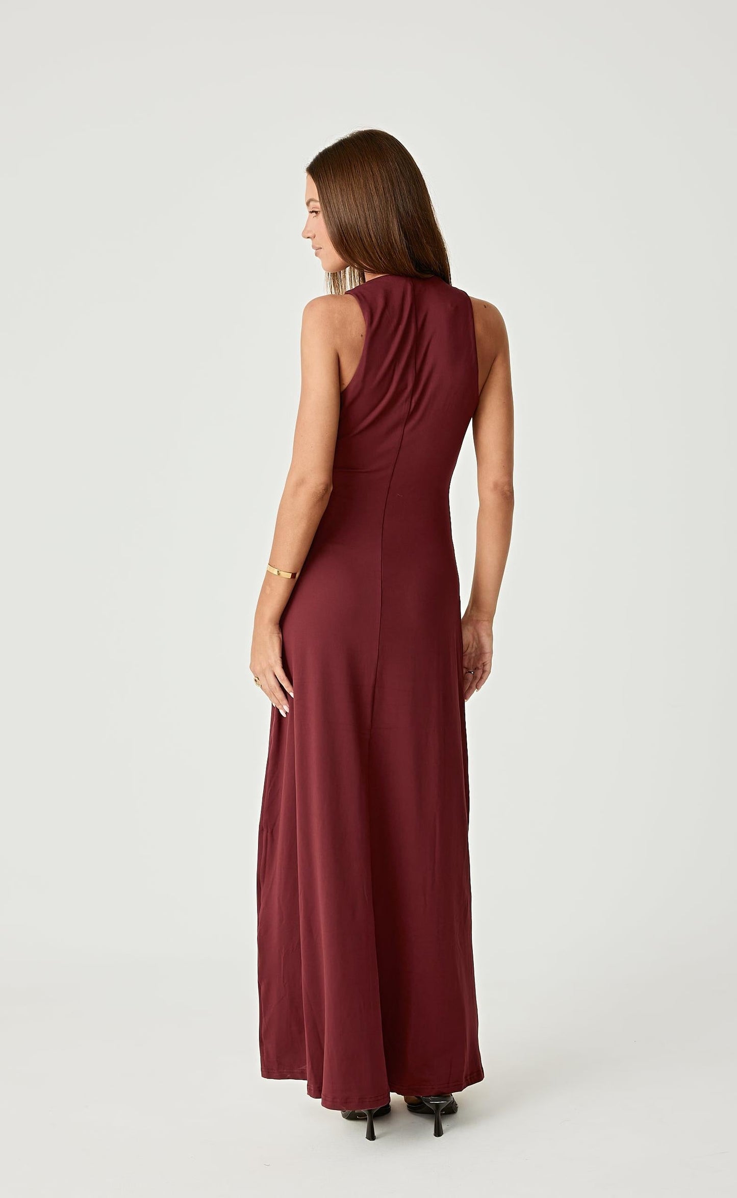 Avril Maxi Dress (Wine)