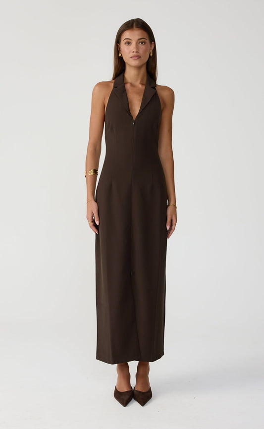 Abbott Maxi Dress (Chocolate)