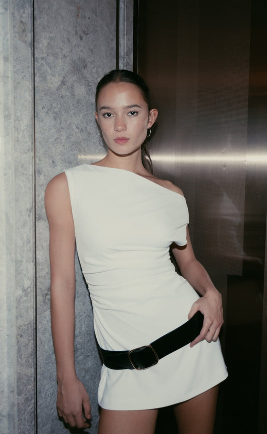 Canyon Mini Dress (White)