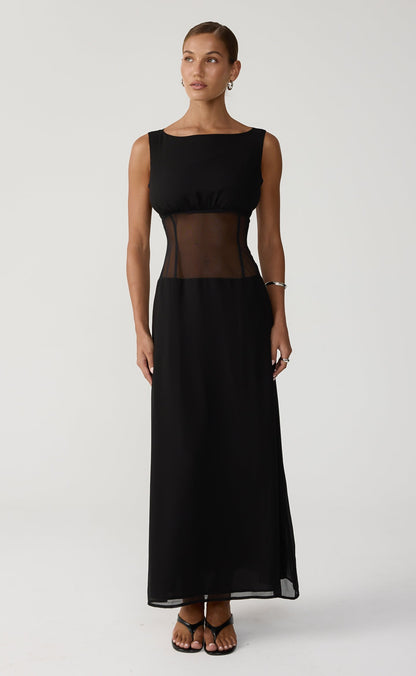 Arlene Maxi Dress (Black)