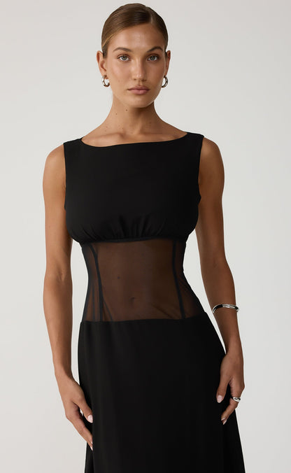 Arlene Maxi Dress (Black)