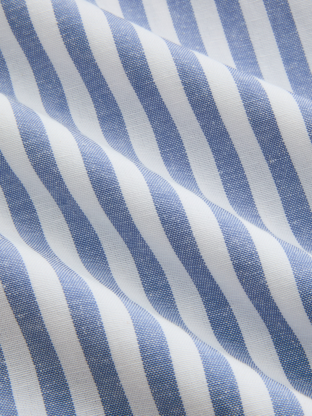 Striped Cotton Blend Collared Halter Midi Dress