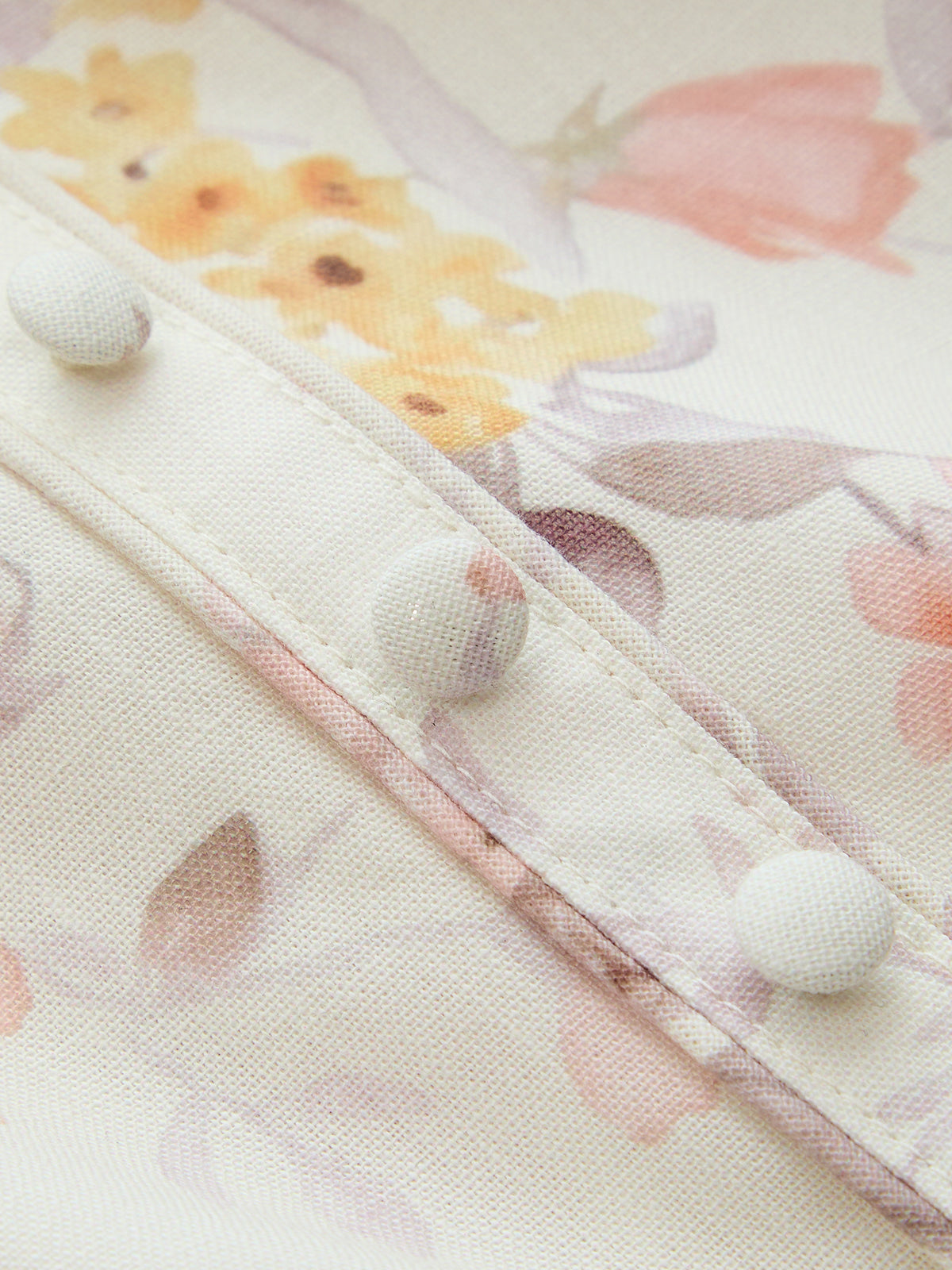 Floral Bird Print Bustier Strap Midi Dress