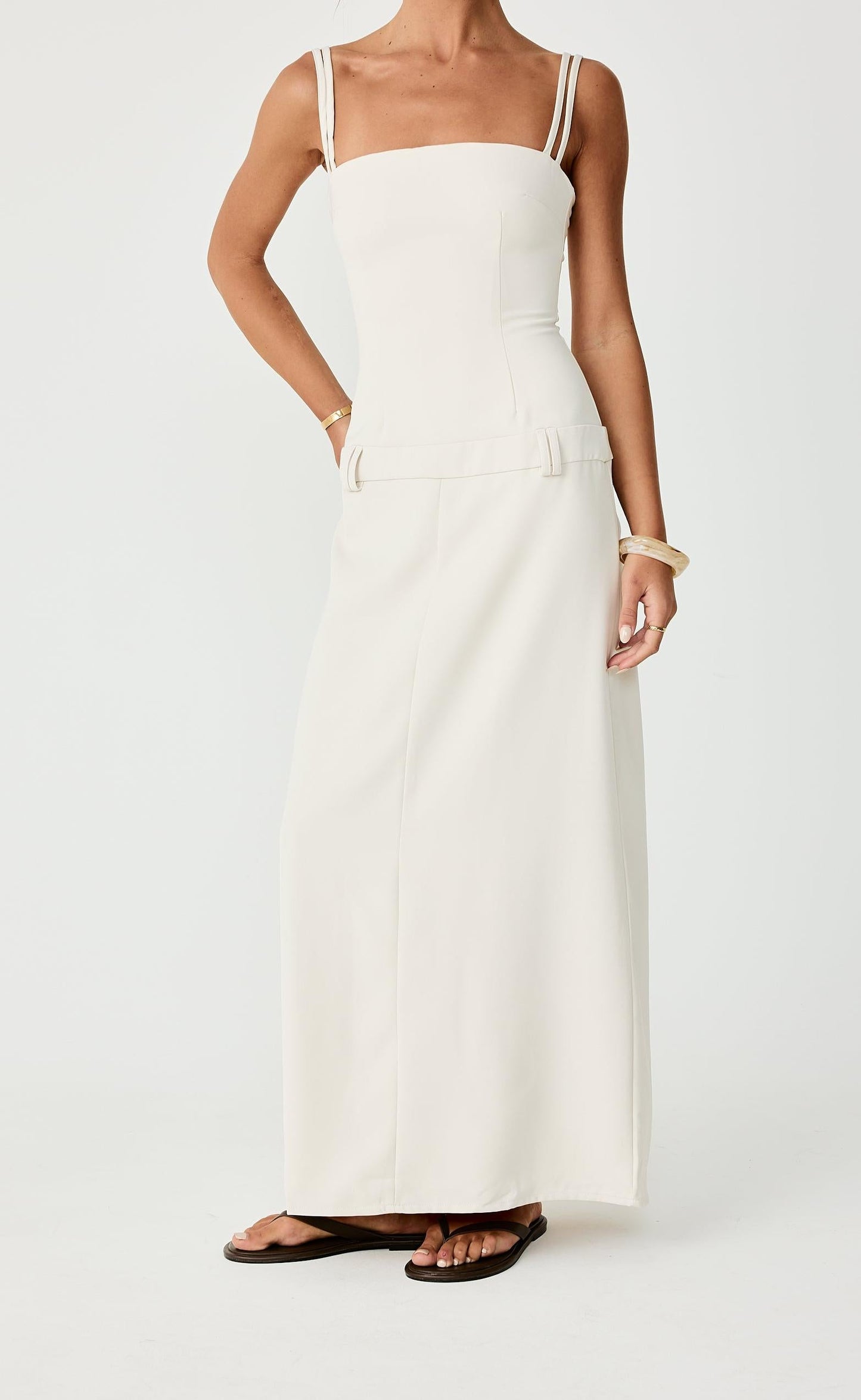 Boone Maxi Dress (Oat)