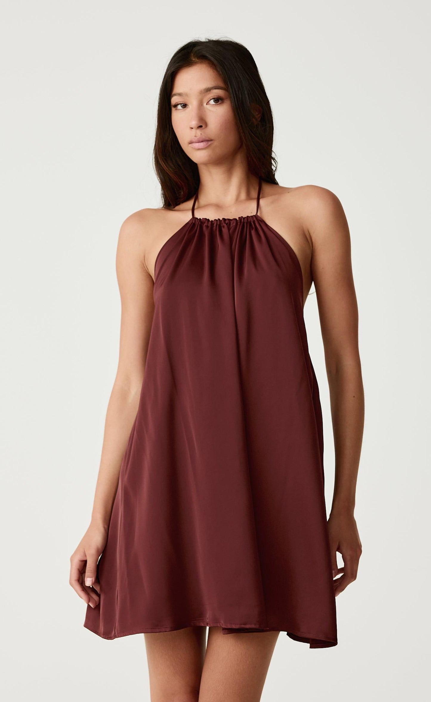 Brooklyn Mini Dress (Sangria)