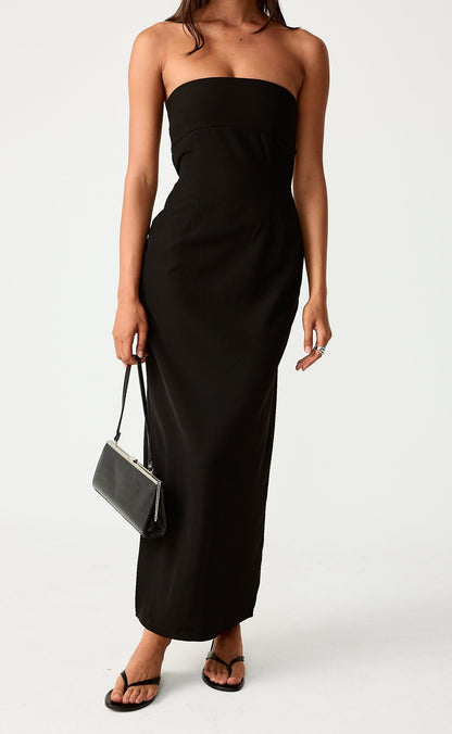 Cityscape Maxi Dress (Black)