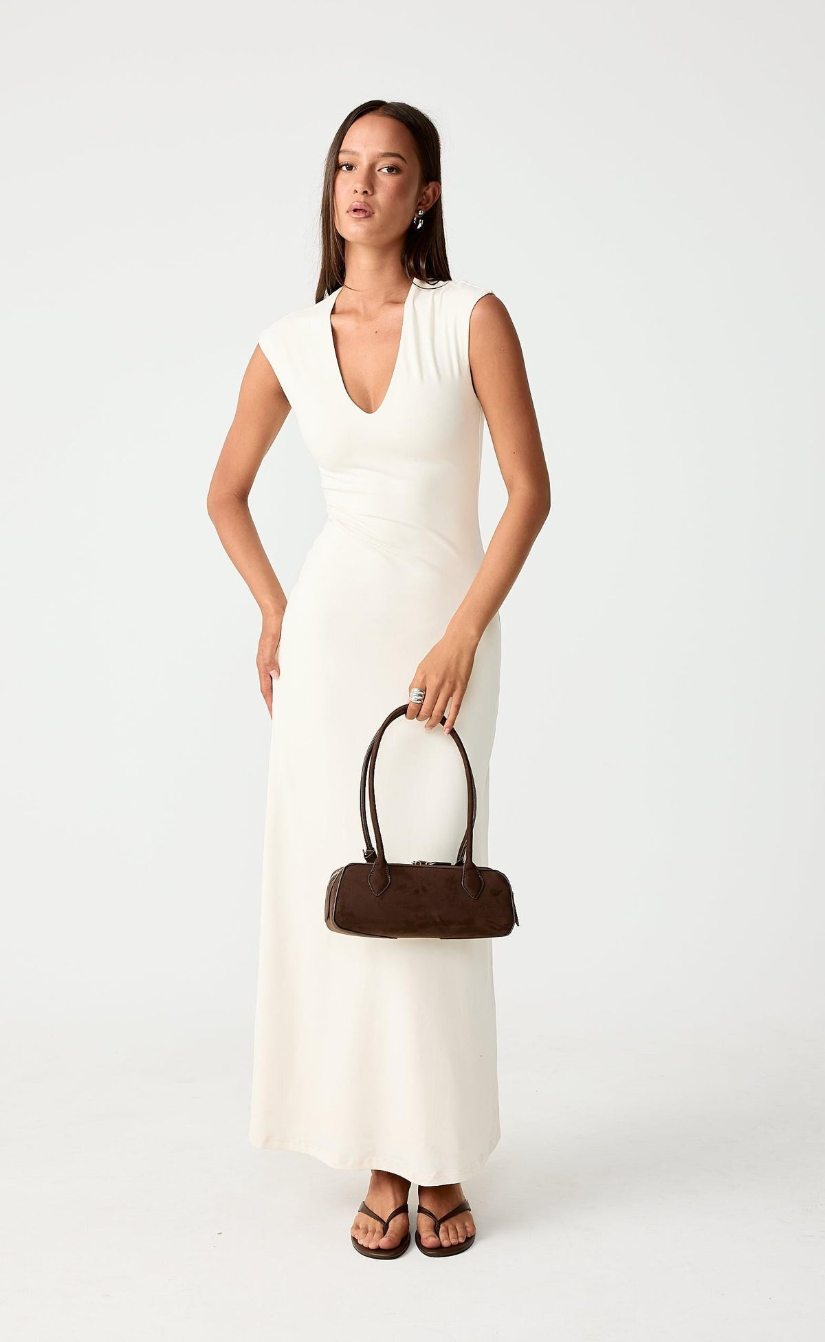 Deka Maxi Dress (Oat)