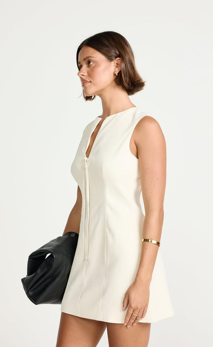 Caisey Mini Dress (Oat)