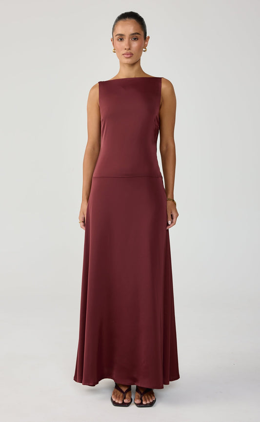 Ellison Maxi Dress (Sangria)