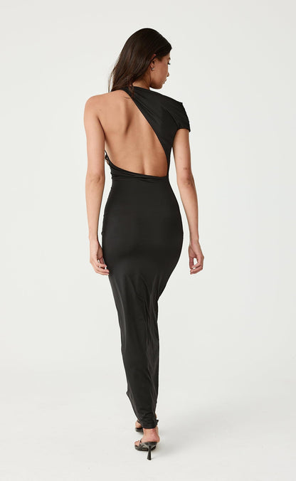 Eliana Maxi Dress (Black)
