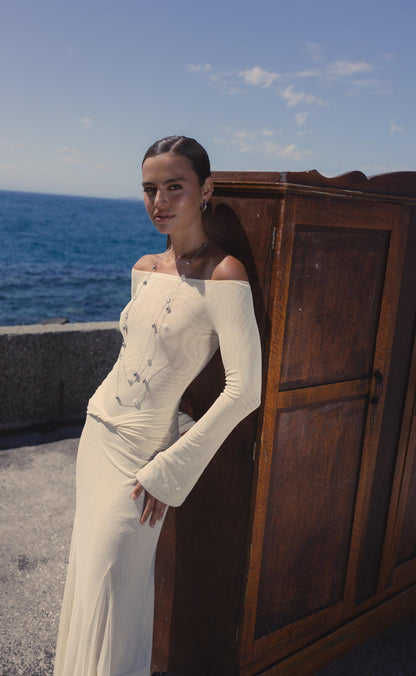 Soleil Maxi Dress (Buttermilk)