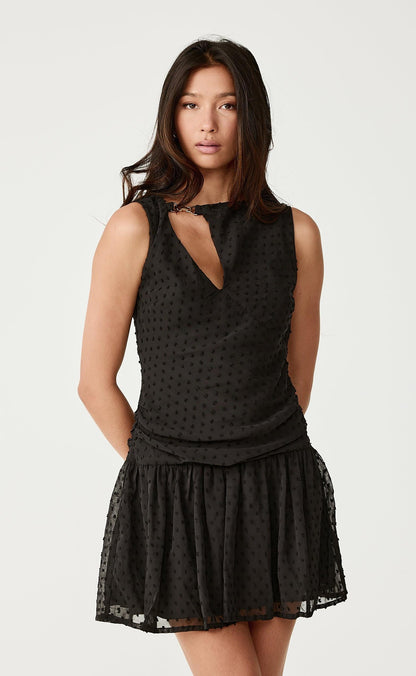 Fia Mini Dress (Black)