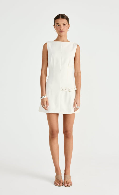 Artie Mini Dress (Oat)